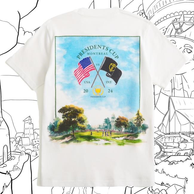 Official Abercrombie And Fitch Clothing pga president's cup graphic T Shirt