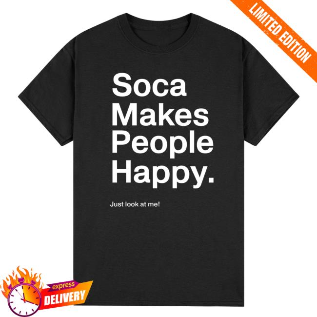 Official Passport Caribbean Store Shop Merch Soca Makes .People Happy Just look at me! Sweatshirt Hooded