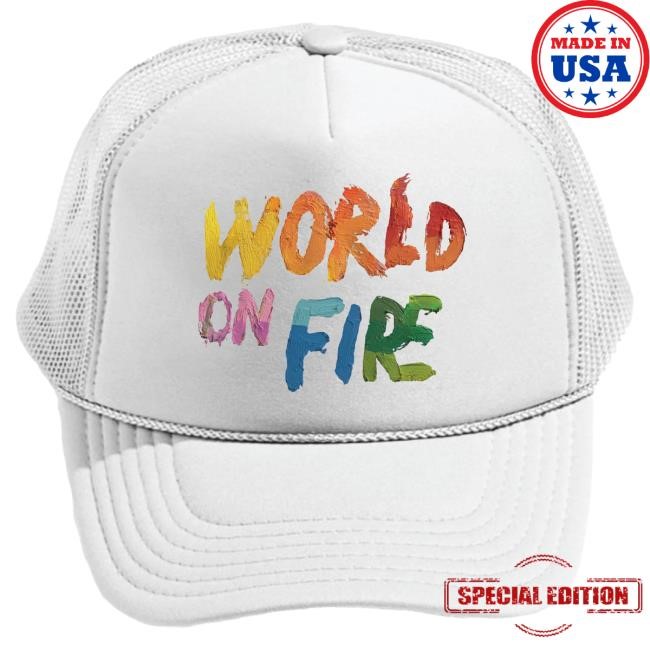 Official For King And Country World on Fire Trucker Cap Official For King And Country World on Fire Trucker Cap