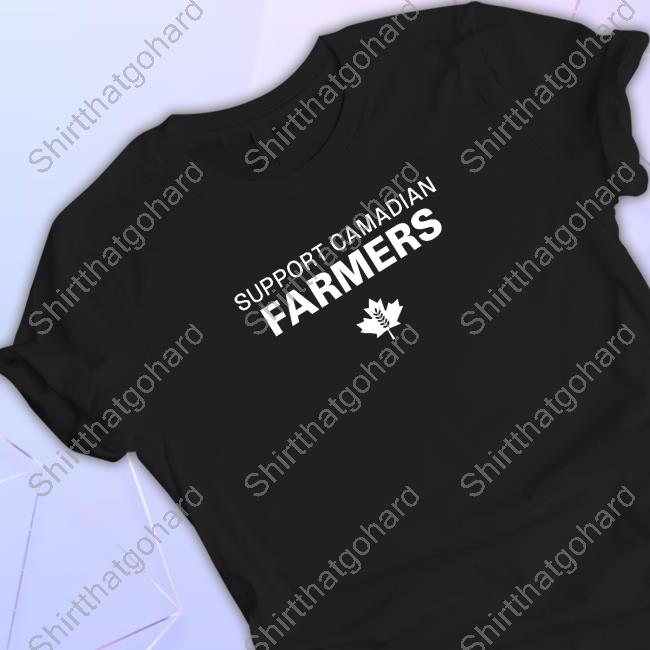 Canada Proud Support Canadian Farmers Long Sleeve T Shirt