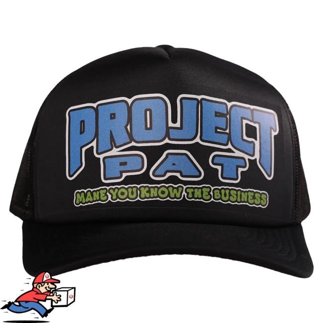 Official Project Pat Mane You Know The Business "Trucker" Black Hat