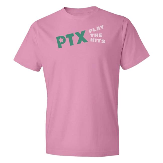 Official Pentatonix Play The Hits Pink Shirt