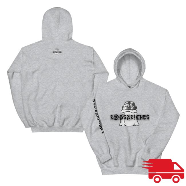 Official Rags 2 Riches Apparel Shop Store Merch Rags2riches Rags 2 Riches Mono Sport Grey Crew neck
