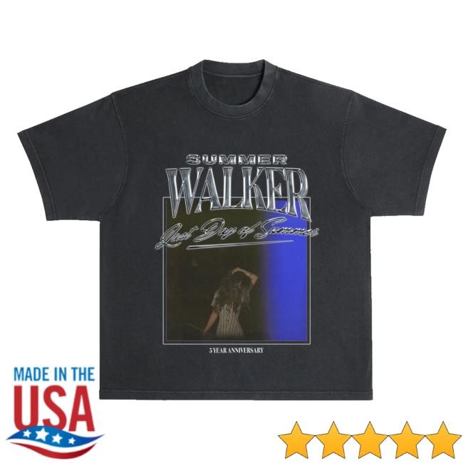 Last Day Of Summer 5 Year Anniversary Tee - Summer Walker Store
