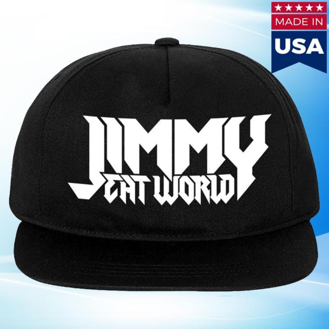 Official Jimmy Eat World Merch Something Loud Logo Snapback Hat (Black)