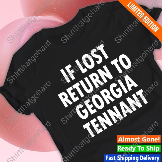 MuppetSilas If Lost Return To Georgia Tennant Long Sleeve Tee