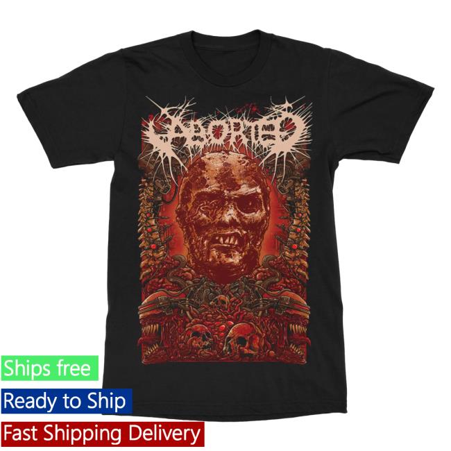 Official Indie Merch Store Shop Aborted "Engineering The Dead Redux" T-Shirt IndieMerchStore