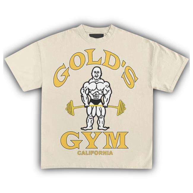 Official Heavyweight Legends Gold's Gym California Vintage Top Shirt