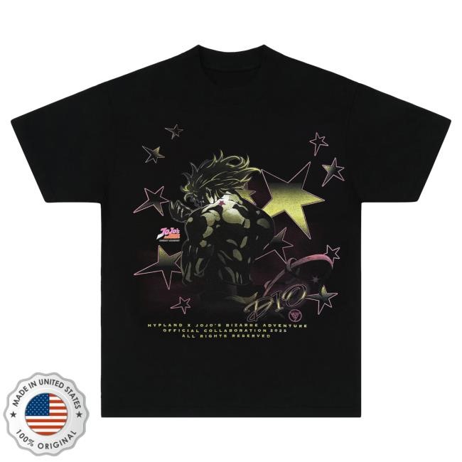 Official Hypland Clothing Merch Store Jojo Dark Dio Shirts (Black)