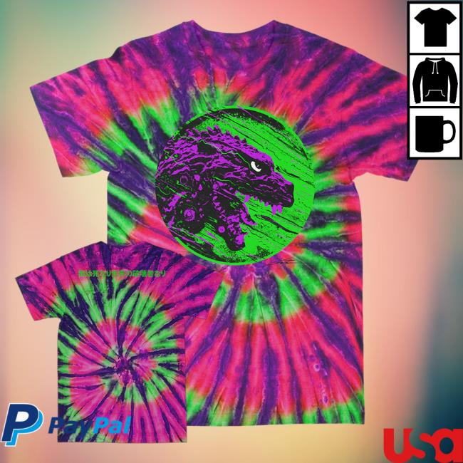 Death Wish Store Deathwish Inc J. Bannon Destroyer Of Worlds Purple & Green Watermelon Ripple Tie Dye Shirt 2023 Deathwishinc