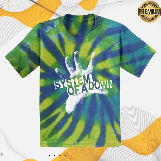 Official System Of A Down Clothing Merch Store Shop System Of A Down Self-Titled Tie Dye T Shirt SystemOfADown