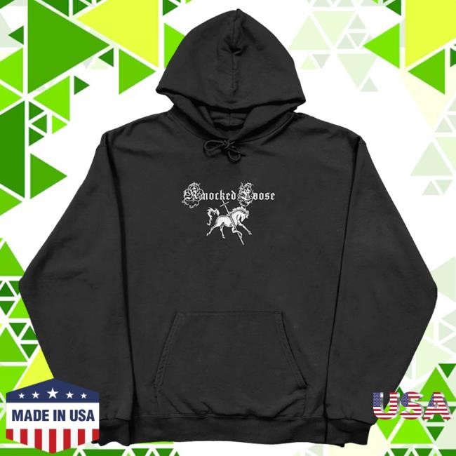 Official Knocked Loose Merch Knocked Loose Horse Cross Pullover Hoodie