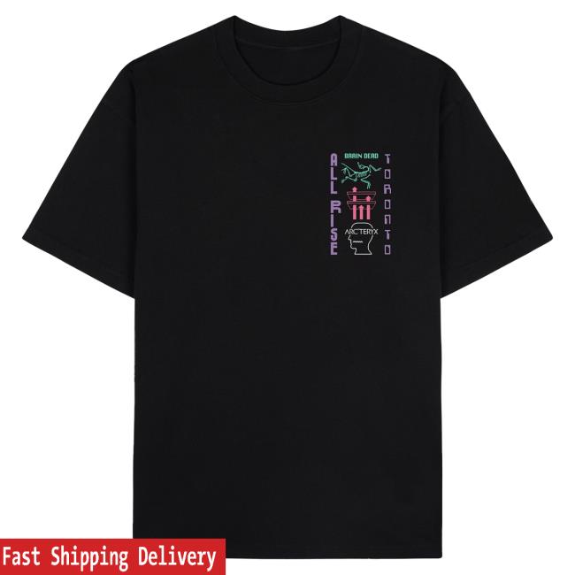 Official Brain Dead Merch Store We Are Brain Dead All Rise Toronto Hot Shirt - Black Brain Dead Apparel Clothing Shop BrainDead