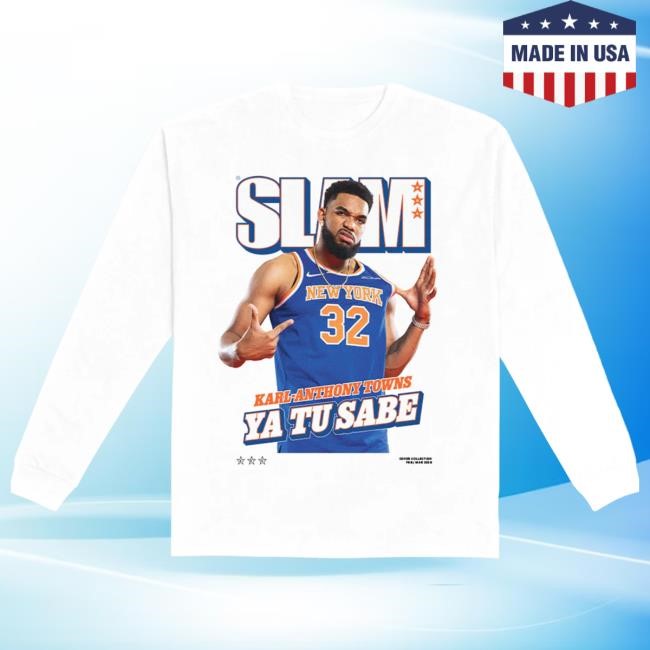 Slam Goods Cover L/S Tee - Karl-Anthony Towns (Slam 254) L/S Shirt