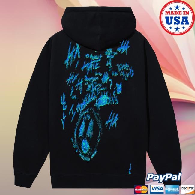 Xxx Tentacion No End Popover Hoodie Black/Blue | Xxxtentacion Official Merch Store Shop