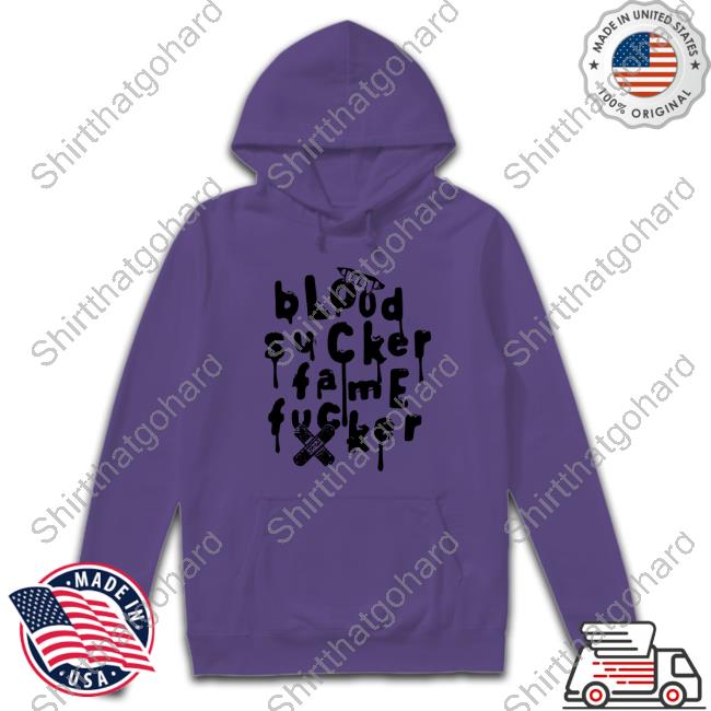 Official Olivia Rodrigo Merchandise Blood Sucker Fame Fucker Tee Shirt Halloween 2023