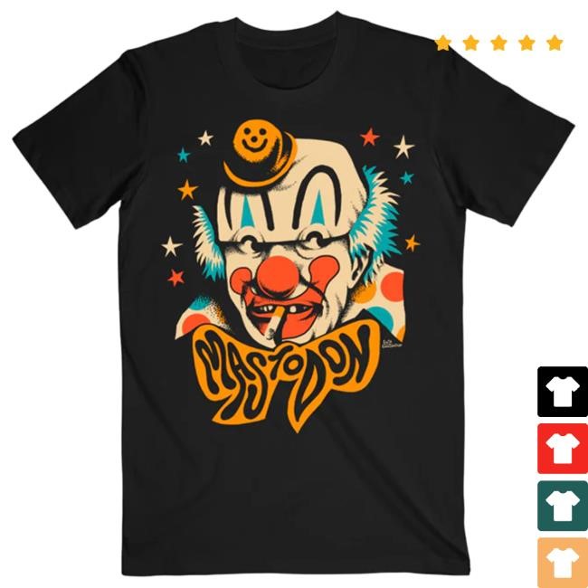 Official Mastodon Rocks Merch Store Mastodon Sweet Smokey The Clown Hot Shirt