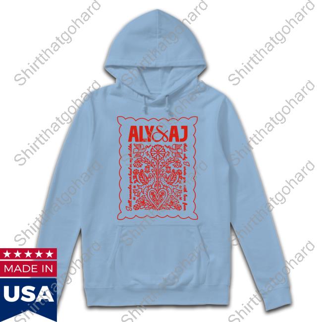 Official Aly And Aj With Love From Handkerchief Ivory Shirt