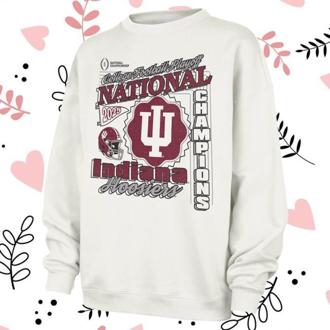 Women's Indiana Hoosiers NCAA Football 2025 National Champs Top