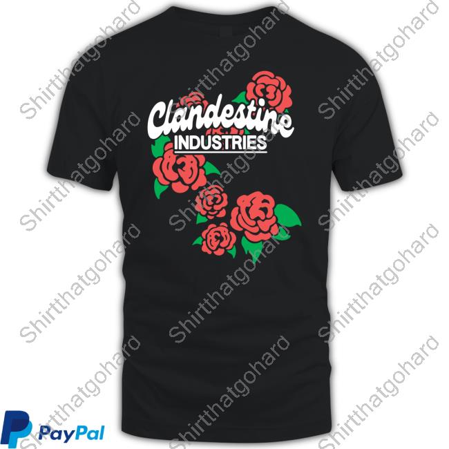 Clandestine Industries Band Of Roses Long Sleeve Shirt