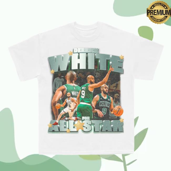 Official Jayson Tatum Wearing Derrick White For All Star Shirts