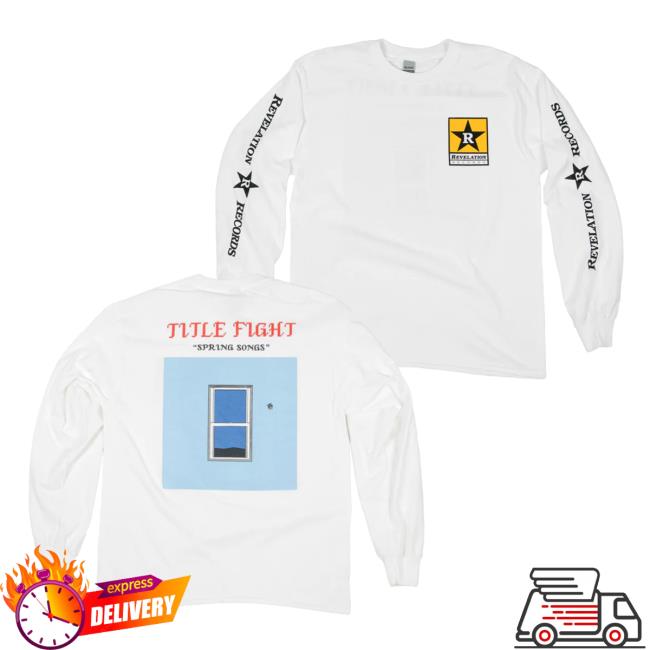 Official Title Fight Merch Title Fight Spring Songs Tee