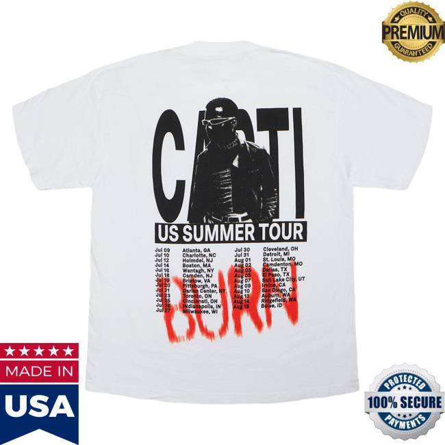 Official Playboi Carti Merch Playboi Carti Burn Hot Shirt PlayboiCarti Clothing Shop Store