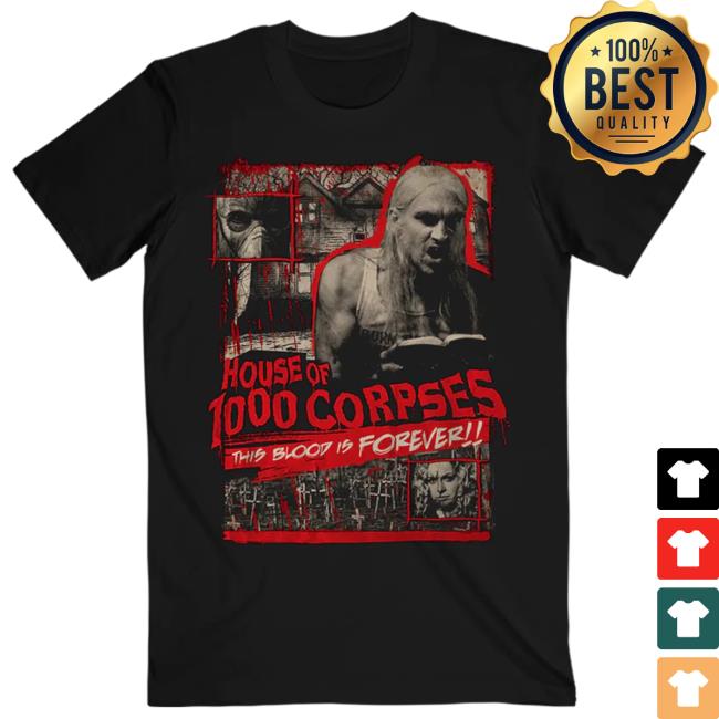 Official Rob Zombie Merch Shop This Blood Is Forever Shirt