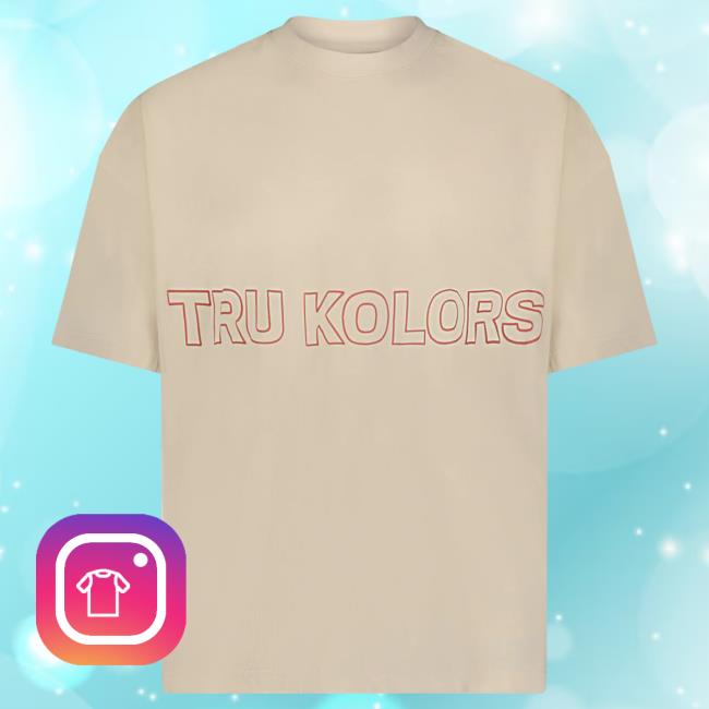 Official Tru Colors Clothing Apparel Tru Kolors Boxy Tees Cream