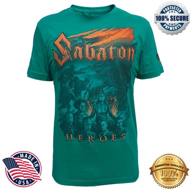 Official Sabaton Merch Store Heroes Special Edition Shirt | Sabaton