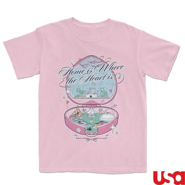 Vintage Aesthetic Home Is Where The Heart Is Graphic Shirt