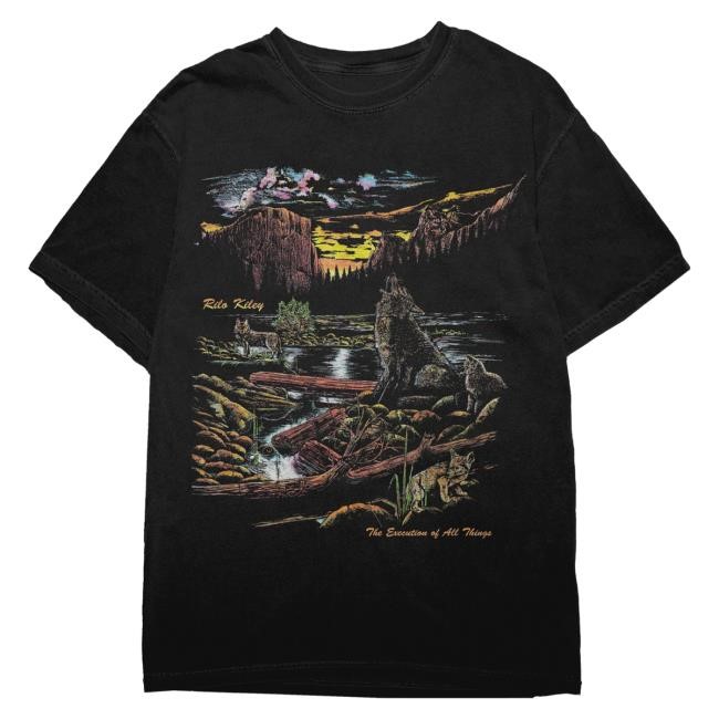 Official Rilo Kiley Merch Vintage Wolves T Shirt