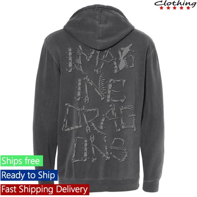 Official Imagine Dragons Merch Store Shop Bones Letter Popover Hoodie ImagineDragons
