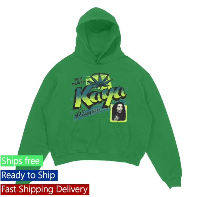 Official Bob Marley Merch Store Shop Bob Marley Kaya Bright Green Sweaters