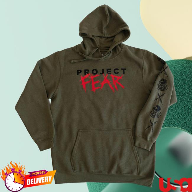 Project Fear Merch Project Fear - Military Green Pullover Hoodie