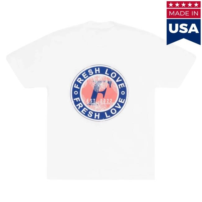 Fresh Love Essential Logo T Shirt - White – Fresh Love Clothing