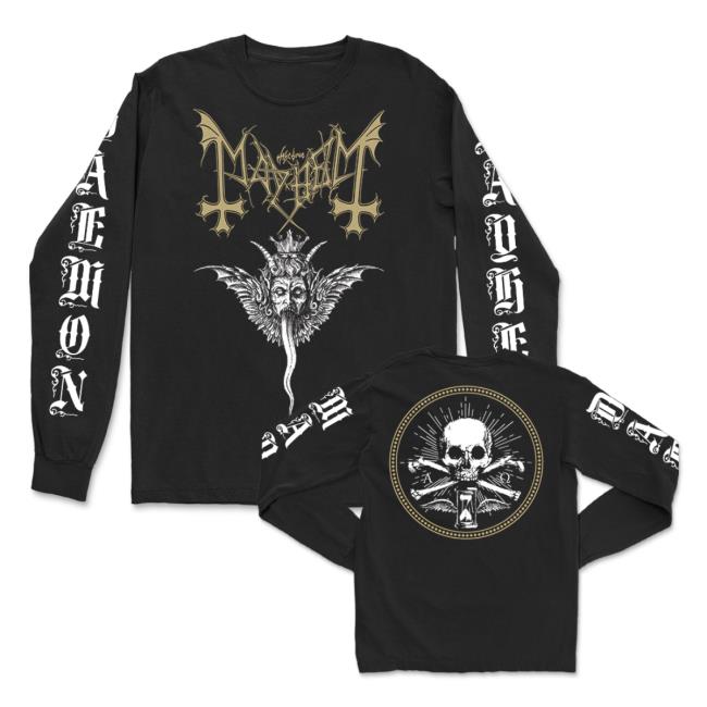 Official Mayhem Kings Road Winged Demon Long Sleeve T Shirt