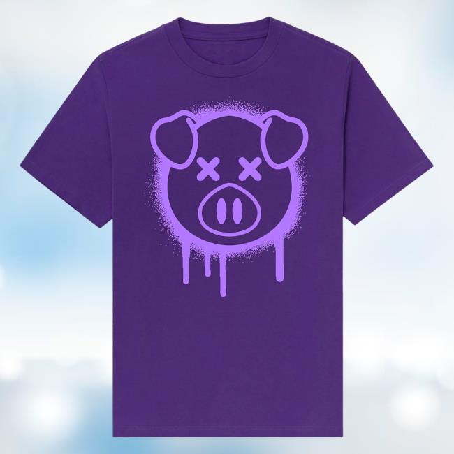 Official Shane Dawson Merch Store Shane Dawson Spray Paint Pig Purple Shirts ShaneDawson Shane Dawson Apparel Clothing Shop