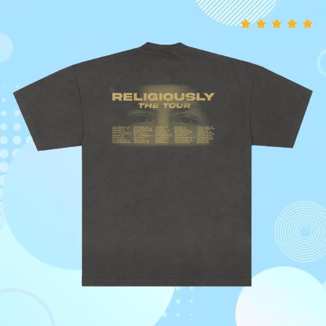 Bailey Zimmerman - Headshot 2024 Tour Tee Bailey Zimmerman Merch