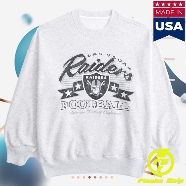 Official Abercrombie And Fitch Merch Las Vegas Raiders Vintage Sunday Sweatshirt NFL by Abercrombie