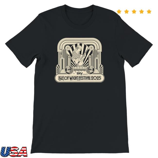 Isle of Wight Festival 2025 Event Tshirt White 2025 Isle Of Wight Festival Official