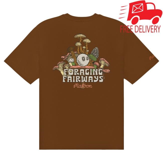 Bermuda Foraging Print Tee Malbon Golf New Bermuda Foraging Malbon Golf Utility Top