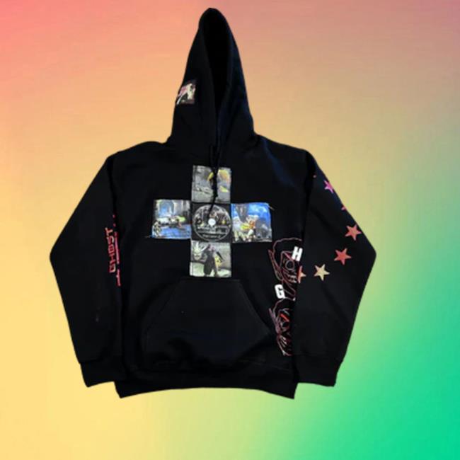 Official Ghost Supply Clothing Merch Gow2 Patchwork Hoodie