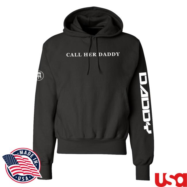 Official Call Her Daddy Apparel Clothing Store Shop CHD Merch Call Her Daddy Popover Hoodie CallHerDaddy