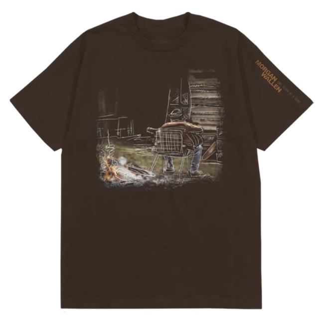 Official Morgan Wallen Apparel Clothing Store Shop One Thing At A Time Brown Photo New Shirt Morganwallen Merch