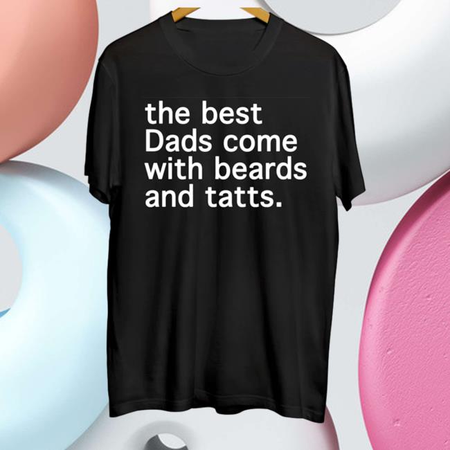 Official Messinabottle Merch The Best Dad Comes With Beard And Tatts Hooded Sweatshirt