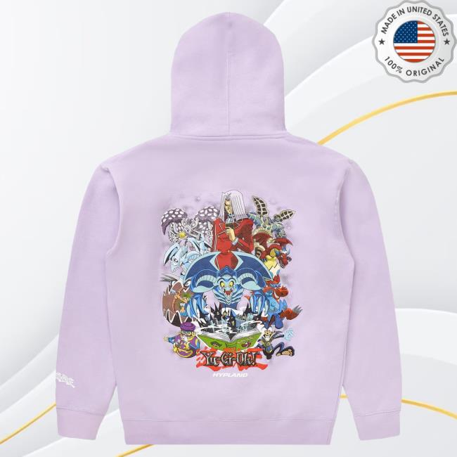Official Hypland Clothing Merch Store Hypland Yugioh Pegasus Monsters Hoodies (Lavender)