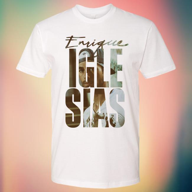 Enrique Iglesias Photo Text Tee
