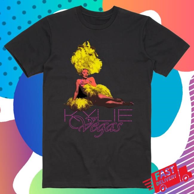 Official Kylie Minogue Merch Store Shop Kylie Minogue Kylie Vegas T Shirt Kylieminogue