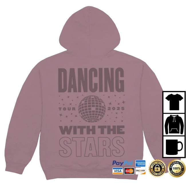 Official Dwts Tour Merch Store Dancing With The Stars Live 2025 Pullover Hoodie
